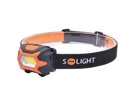 Linterna frontal WH25 LED 3W COB, 150 lm, pilas AAA [Solight]