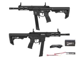 Fusil de airsoft SA-FX01 Gen.2 FLEX™ HAL ETU Easy Entry Kit con cargador y batería - Negro [Specna Arms]