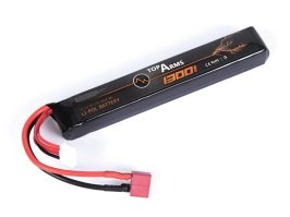 Batería Li-Po 11,1V 1300mAh 20/30C 130x20x18mm - DeanT [TopArms]