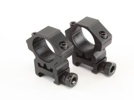 Soporte óptico de dos piezas de 25 mm para carril RIS (bajo) [Theta Optics]