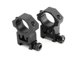 Soporte óptico de dos piezas de 25 mm para carril RIS (alto) [Theta Optics]