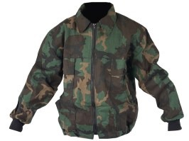 Chaqueta camuflaje niño - Woodland, talla 110-116 (XS) [TifanTEX]
