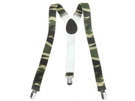 Tirantes de camuflaje para niños - Woodland [TifanTEX]