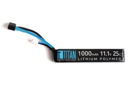 Batería Li-Po 11,1V 1000mAh 25C - AK Stick with the Dean [TITAN]