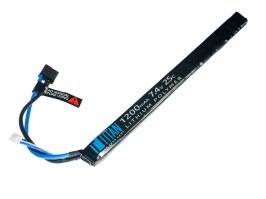 Batería Li-Po 7,4V 1200mAh 25C - Mini AK stick with the Dean [TITAN]