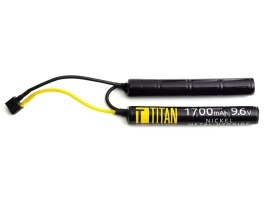 Batería NiMH 9,6V 1700mAh - Mini CQB con el Dean [TITAN]