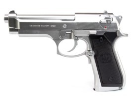 Pistola eléctrica de airsoft M92F Military silver, blowback (EBB) [Tokyo Marui]