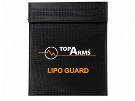 Bolsa ignífuga de seguridad para la carga de baterías Li-Pol / Li-Ion, 18x23 cm [TopArms]