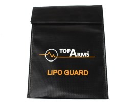 Bolsa ignífuga de seguridad para la carga de baterías Li-Pol / Li-Ion, 18x23 cm [TopArms]