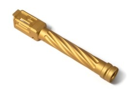 CNC Cañón exterior fijo para TM/WE G 17/18C Gen.3, rosca -14mm - Dorado [TTI AIRSOFT]