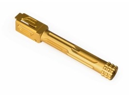 CNC Cañón exterior fijo para Umarex/VFC G 17 Gen.5, rosca -14mm - Dorado [TTI AIRSOFT]