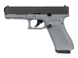 Pistola de airsoft Glock 17 Gen.5, corredera metálica, CO2, blowback - Gris Tungsteno [UMAREX]