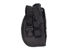 Universal pistol belt/MOLLE holster with mag pouch - Black [AITAG]