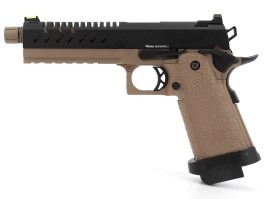 Pistola de airsoft GBB Hi-Capa 5.1, negra-TAN [Vorsk]