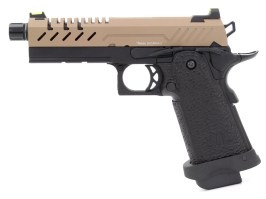 Pistola de airsoft GBB Hi-Capa 4.3, corredera TAN [Vorsk]