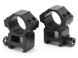 soportes de visores de 25,4 mm para carriles RIS - alto [Vector Optics]