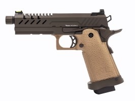 Pistola Airsoft GBB Hi-Capa 4.3, Bronce/TAN [Vorsk]