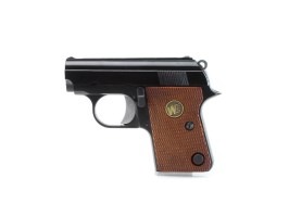 Pistola de airsoft 1908 .25 ACP (CT25)- fullmetal, blowback, negra [WE]