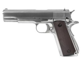 Pistola airsoft M1911 A1 Gen.2 Gen.2 CO2, blowback, full metal - cromo mate [WE]