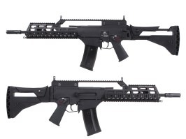 Fusil airsoft G39 RAS IDZ GBB, blowback - negro [WE]