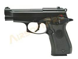 Airsoftová pištoľ M84 Cheetah, čierna, celokov, BlowBack [WE]