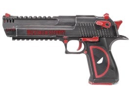 Pistola airsoft Desert Eagle L6 .50AE versión Dead Pool, corredera metálica, GBB blowback [WE]