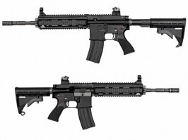 Fusil airsoft 416 V3 GBB - full metal, blowback, negro [WE]