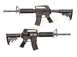 Rifle de airsoft M4 RIS GBB - full metal, blowback, negro [WE]