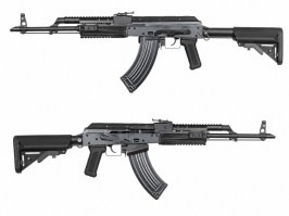 Fusil airsoft AK PMC GBB - full metal, blowback - negro [WE]