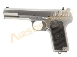 Pistola de airsoft TT33, plata - Metal, blowback [WE]