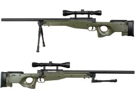 Airsoft sniper L96 OD (MB01C UPGRADE) visor y bípode - OD [Well]