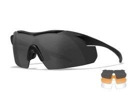 VAPOR 2.5 Gafas negras - transparente, humo, óxido claro [WileyX]