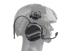 Tactical helmet headset with Microphone HD-10 Gen. 5 - Black [WoSport]