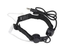HD-07 Tactical Throat Mic with Acoustic Tube [WoSport]