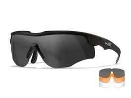 ROGUE COMM Gafas negras - transparente, humo, óxido claro [WileyX]