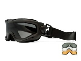 Máscara SPEAR Dual Lens - transparente, ahumada, óxido claro [WileyX]
