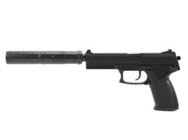 Pistola de airsoft MK-23 Stealth Assassin con silenciador, GNB [Y&P]